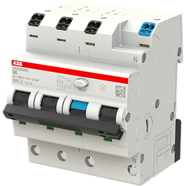 DSX203NC B6 A30 Residual Current Circuit Breaker with Overcurrent Prot image 1