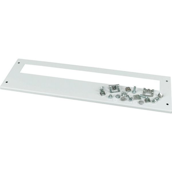 Front cover, +mounting kit, for FAZ, vertical, HxW=150x800mm, grey image 5