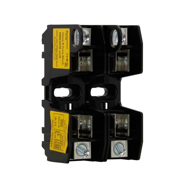 Eaton Bussmann series HM modular fuse block, 250V, 0-30A, CR, Two-pole image 4