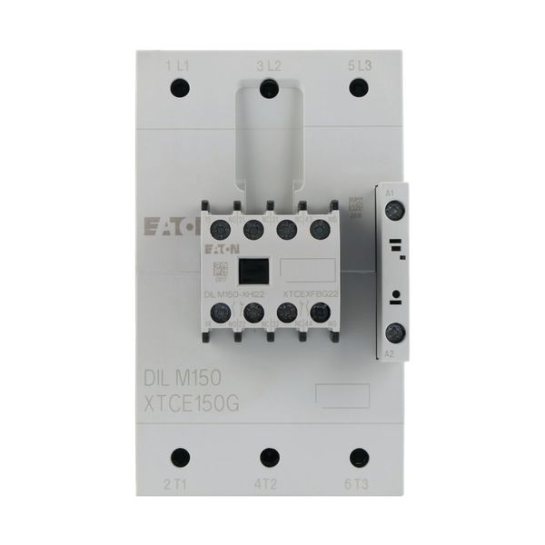 Contactor, 380 V 400 V 75 kW, 2 N/O, 2 NC, RAC 240: 190 - 240 V 50/60 Hz, AC operation, Screw terminals image 13