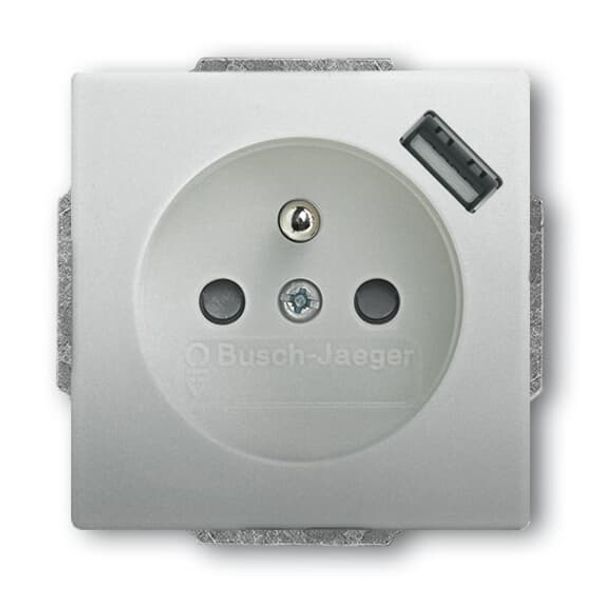 20 MUCBUSB-866-500 CoverPlates (partly incl. Insert) USB charging devices Stainless steel image 2