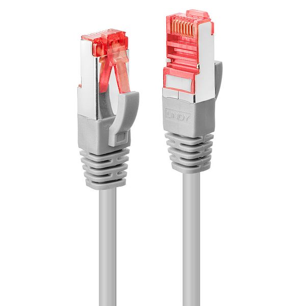 15m Cat.6 S/FTP Network Cable, Grey RJ45, M/M, 250MHz, Copper, 27AWG image 1