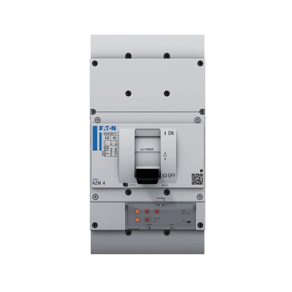 NZM4 PXR20 circuit breaker, 1600A, 4p, variable, screw terminal image 3