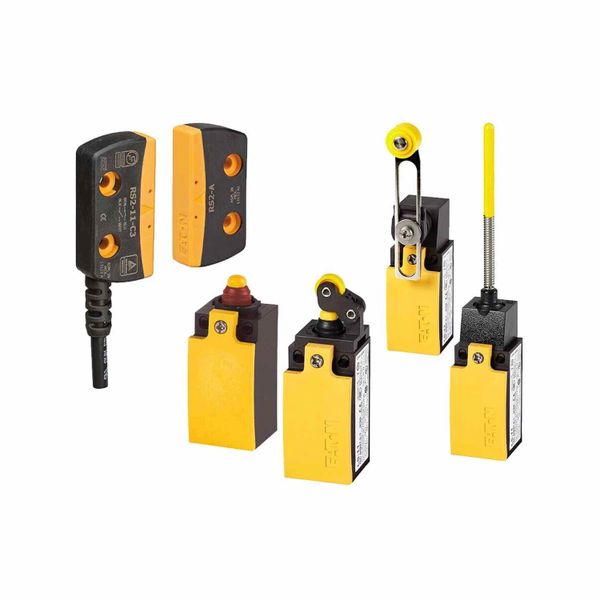 Position switch, Roller lever, Complete unit, 1 N/O, 1 NC, Cage Clamp, Yellow, Insulated material, -25 - +70 °C, EN 50047 Form E, Long image 5