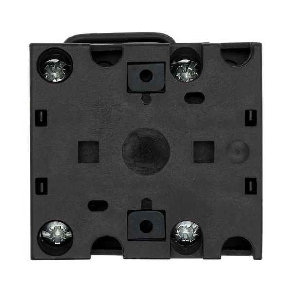 On-Off switch, T0, 20 A, flush mounting, 4 contact unit(s), 8-pole, with black thumb grip and front plate image 26