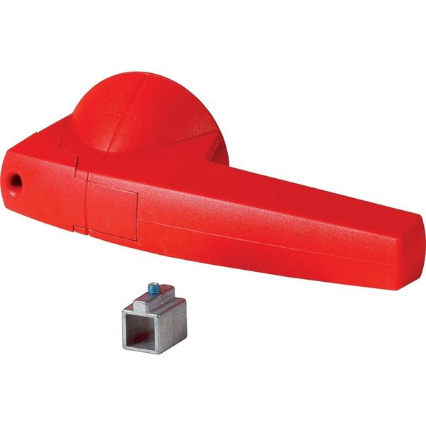 Rotary handle, 8mm, direct mounting, red image 4