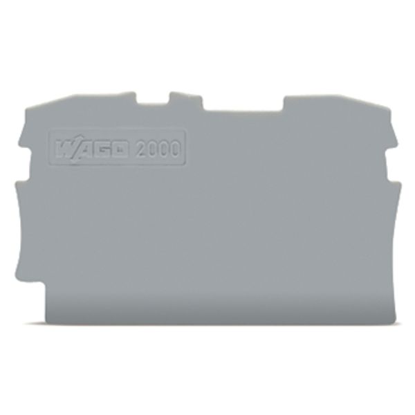 2000-1291 End and intermediate plate; 0.7 mm thick; gray image 2