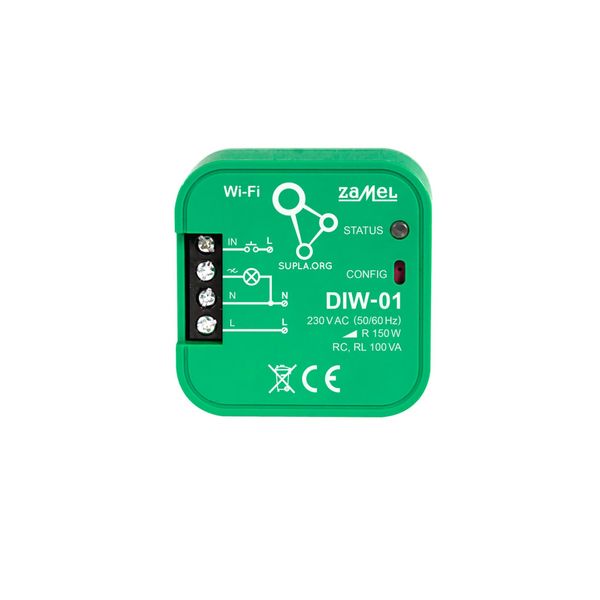 WI-FI LIGHT DIMMER TYPE: DIW-01 image 1