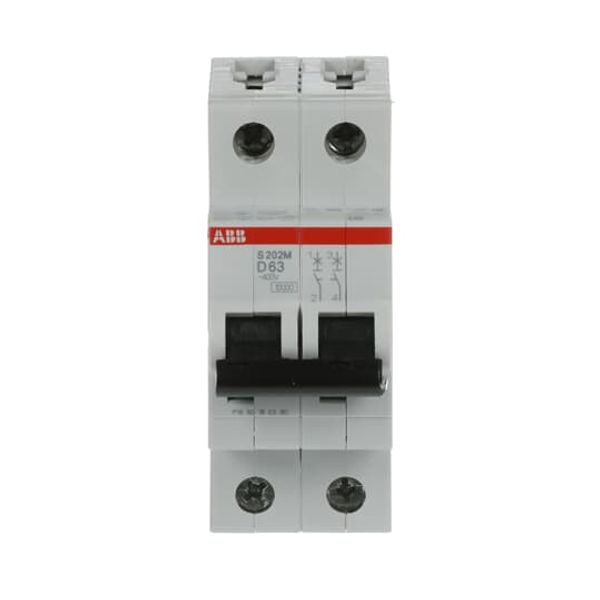S202M-D63 Miniature Circuit Breaker - 2P - D - 63 A image 6
