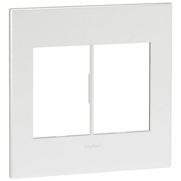 Arteor™ - Plate - American standard - square - 2 x 3 mod - 4'' x 4'' - White image 1