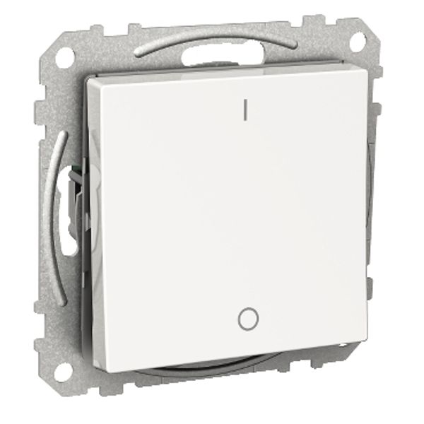 Exxact rocker switch 2-pole screwless white image 2