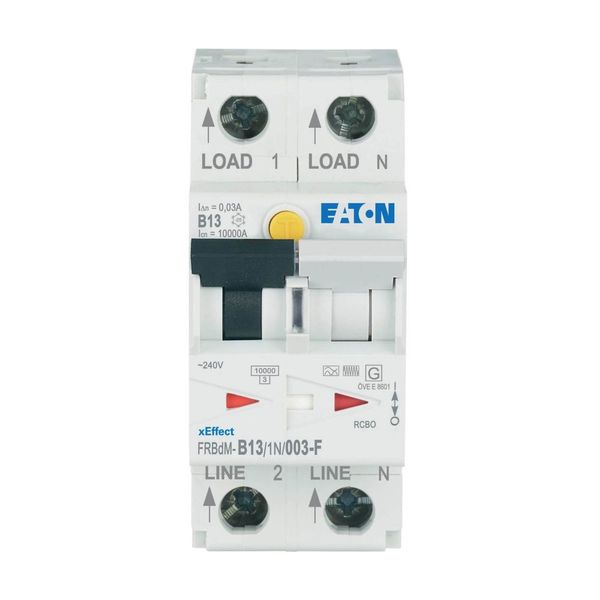 Digital RCD/MCB combination, 13 A, 30 mA, MCB trip characteristic: B, 1p+N, RCD trip characteristic: F image 12