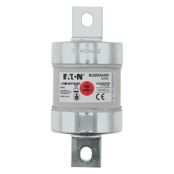 Fuse-link, low voltage, AC 660 V, DC 460 V, BS88/B4, 60 x 137 mm, gM, BS image 19