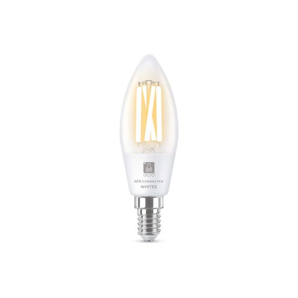 OCTO WiZ Connected C37 Tunable White Smart Filament Lamp Clear E14 4.9 image 1