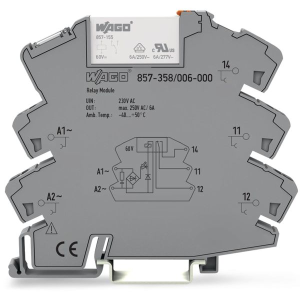 Relay module Wago 230V 6A DC 857-358/006-000 image 1