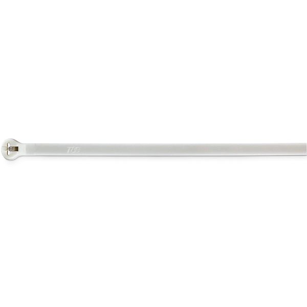 TY28MFR CABLE TIE 50LB 14IN WHI NYL FLM RTD image 1