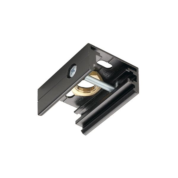EUTRAC pendant clip for 3-phase track, black image 1