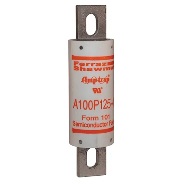 High Speed Fuse Amp-Trap® A100P 1000VAC 750VDC 125A Bolted Blade image 1