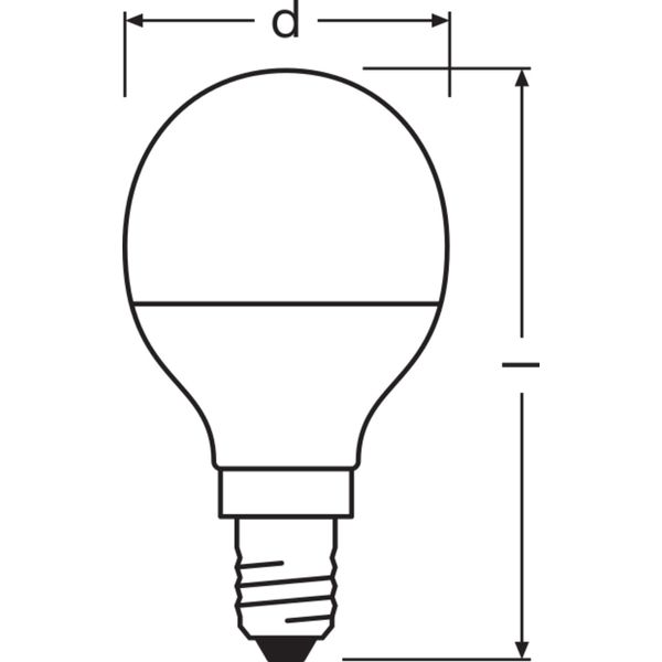 LED CLASSIC P P 4.9W 827 Frosted E14 image 8