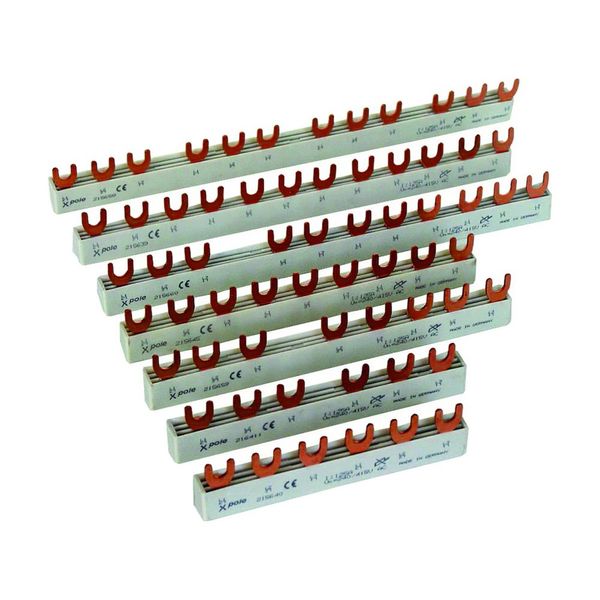 Phase busbar, 2-phases, 10qmm, fork connector, 12SU image 5