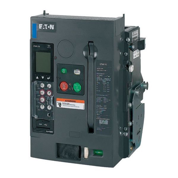 Circuit-breaker, 3 pole, 1600A, 66 kA, Selective operation, IEC, Withdrawable image 3