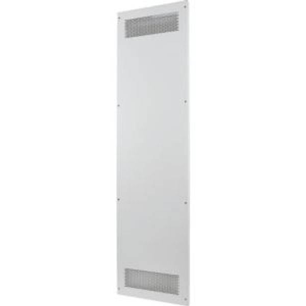 Rear wall, ventilated, IP30, for HxW=2000x600mm, grey image 4