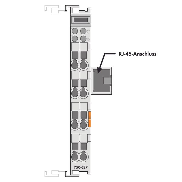 Bus Extension End Module light gray image 4