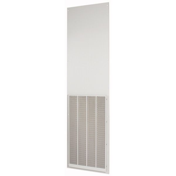 Rear wall ventilated, for HxW = 1600 x 850mm, IP42, grey image 1