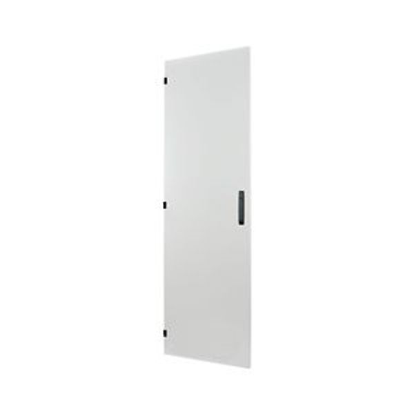 Section door, closed IP55, left or right-hinged, HxW = 1800 x 800mm, grey image 2