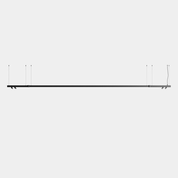 Lineal lighting system Apex Lineal Pendant 4190mm 4 Spots 30mm 48W LED warm-white 2700K CRI 90 ON-OFF Black IP20 4582lm image 1