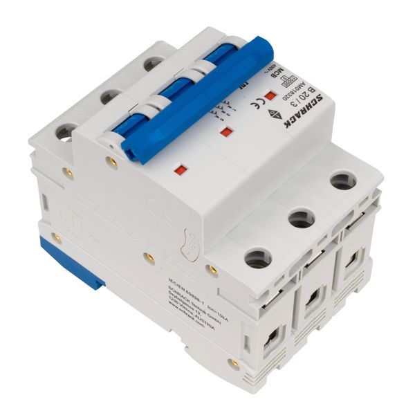 Miniature Circuit Breaker (MCB) AMPARO 10kA, B 20A, 3-pole image 8