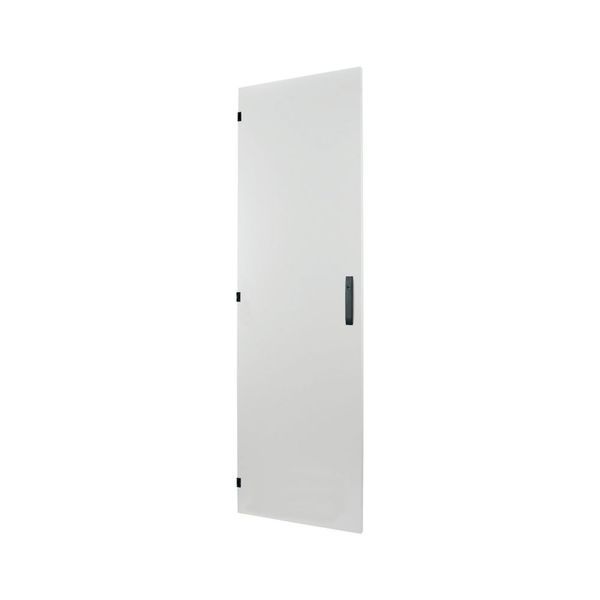 Section door, closed IP55, left or right-hinged, HxW = 1400 x 425mm, grey image 3
