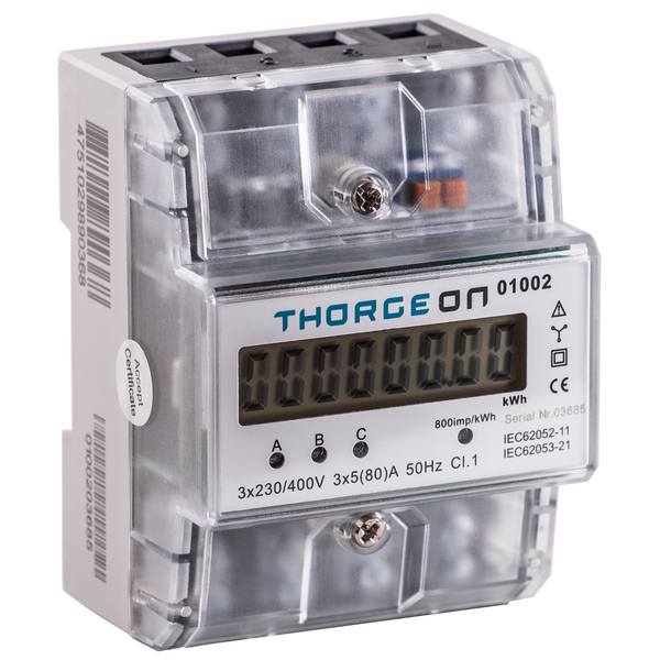 3-Phase DIN Energy Meter 80A THORGEON image 2