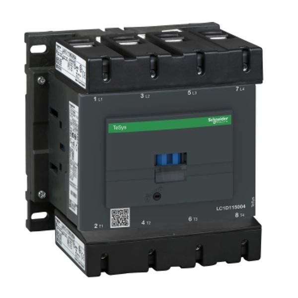 TeSys Deca contactor, 4P(4NO), AC-1, 440V, 200A, 24V DC standard coil image 2