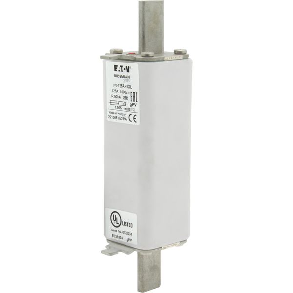 Fuse-link, high speed, 63 A, DC 1000 V, 01XL, gPV, UL, IEC, bolt-in image 7