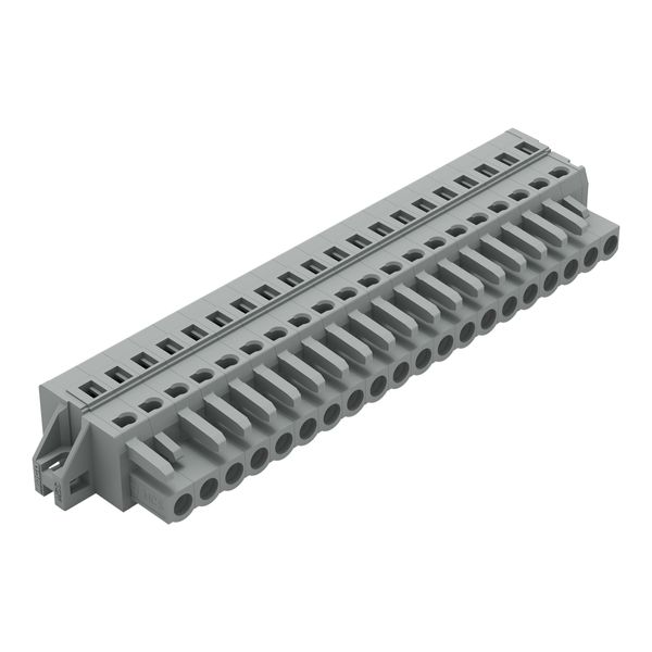 1-conductor female connector CAGE CLAMP® 2.5 mm² gray image 3