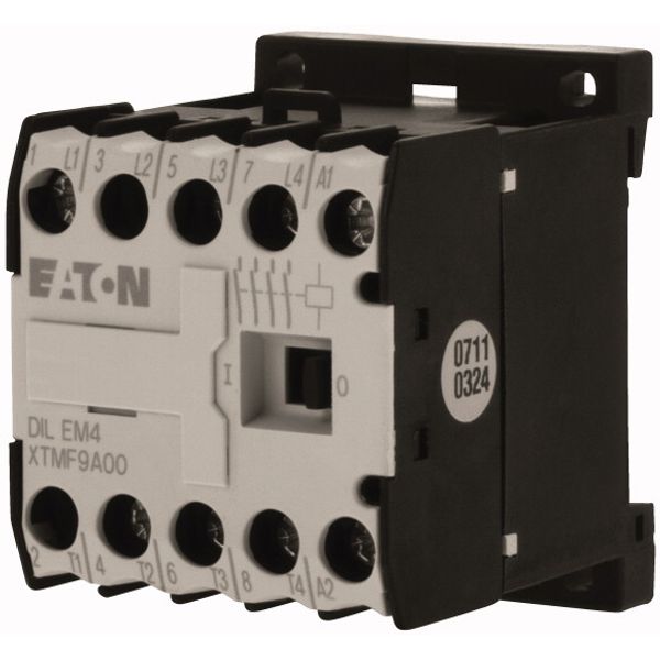 Contactor, 400 V 50 Hz, 440 V 60 Hz, 4 pole, 380 V 400 V, 4 kW, Screw terminals, AC operation image 3