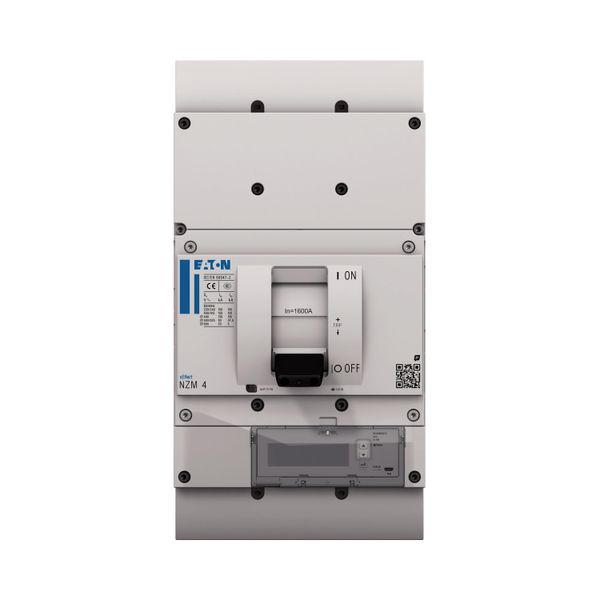 NZM4 PXR25 circuit breaker - integrated energy measurement class 1, 630A, 4p, variable, Screw terminal, earth-fault protection, ARMS and zone selectiv image 3