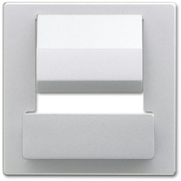 6477-83 CoverPlates (partly incl. Insert) USB charging devices Aluminium image 1