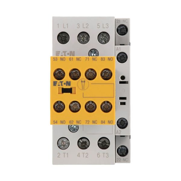 Safety contactor, 380 V 400 V: 11 kW, 2 N/O, 3 NC, 230 V 50 Hz, 240 V 60 Hz, AC operation, Screw terminals, with mirror contact. image 13