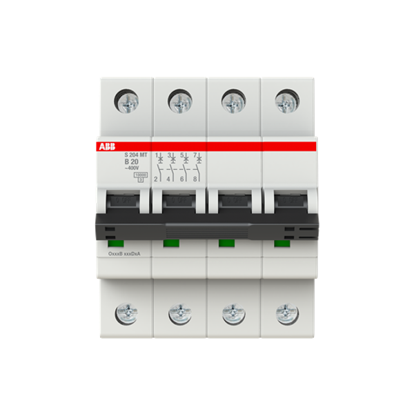 S204MT-B20 Miniature Circuit Breakers MCBs - 4P - B - 20 A image 6