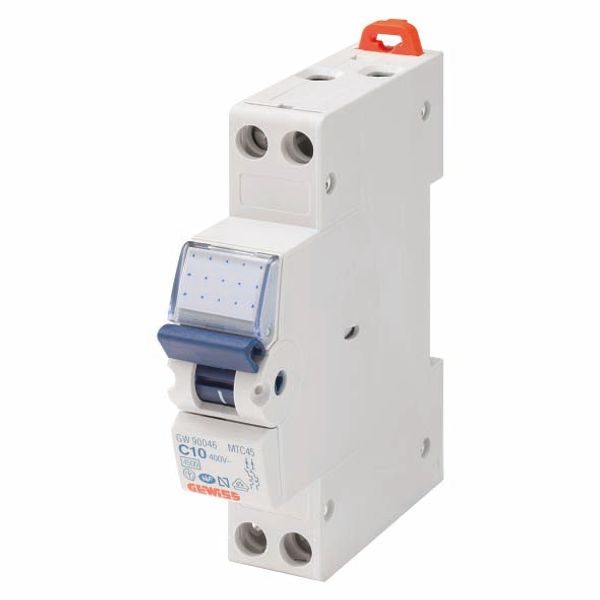 COMPACT MINIATURE CIRCUIT BREAKER - MTC 60 - 1P+N CHARACTERISTIC B 6A - 1MODULE image 2