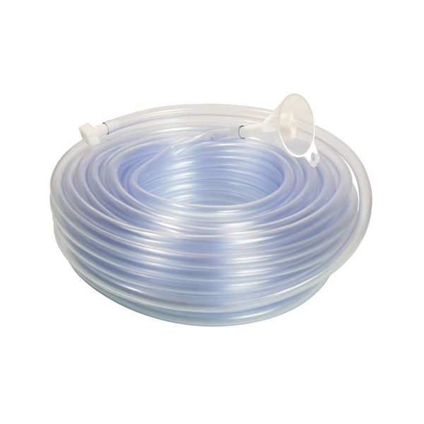 Hose water level 25m  PVC transparent hose funnel with 2 stoppers   8x1, 5mm image 1