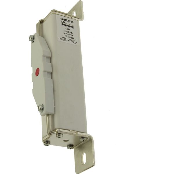 Fuse-link, high speed, 80 A, DC 2000 V, 39 x 66 x 216 mm, aR, IEC, with indicator image 3