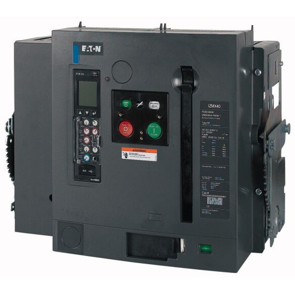 Circuit-breaker, 4 pole, 2500A, 66 kA, P measurement, IEC, Withdrawable image 1