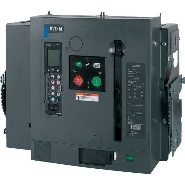 Circuit-breaker, 4 pole, 3200A, 66 kA, P measurement, IEC, Withdrawable image 6