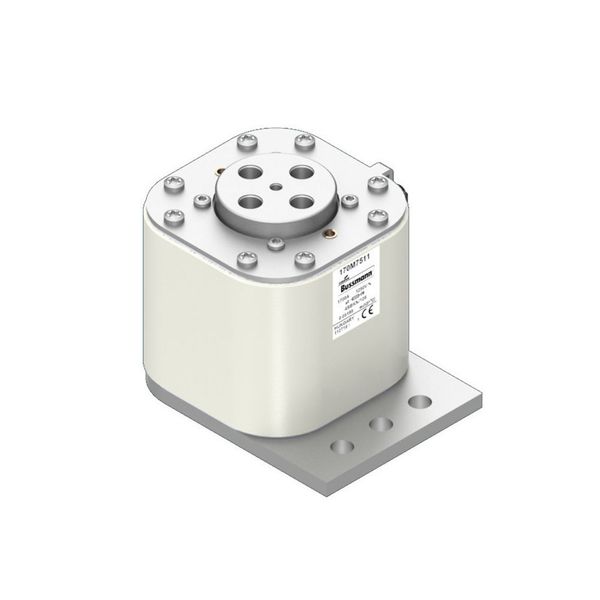 Fuse-link, high speed, 1700 A, AC 1250 V, size 4, 100 x 120 x 106 mm, aR, IEC, single indicator image 16