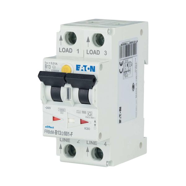 Digital RCD/MCB combination, 13 A, 10 mA, MCB trip characteristic: B, 2p, RCD trip characteristic: F image 9