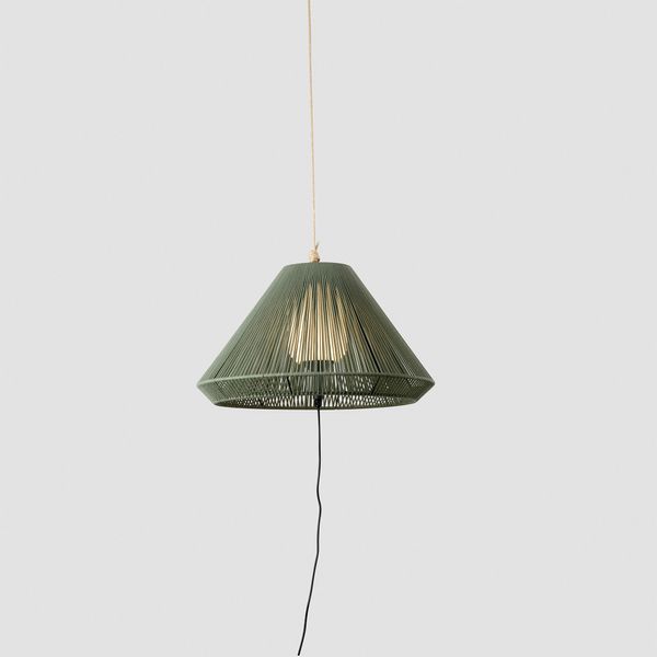 SAIGON OUT PEND PORT LAMP GREEN WITH PLUG W70 HOL image 1