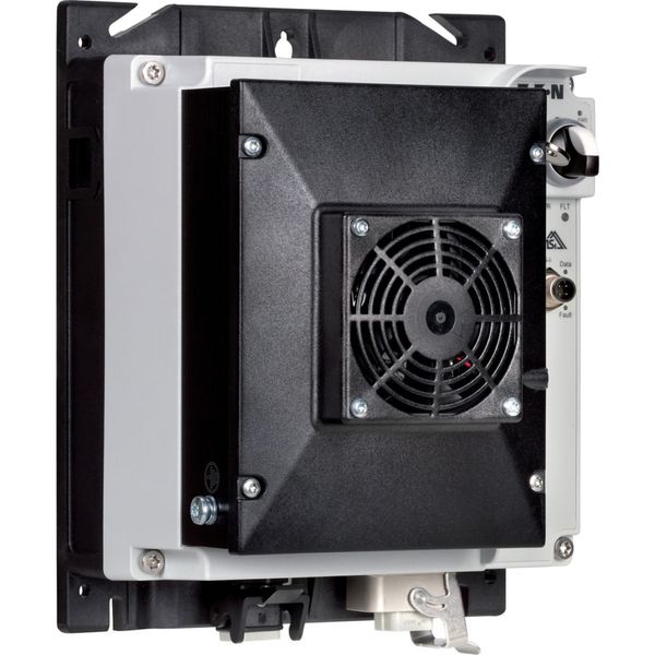 Speed controller, 8.5 A, 4 kW, Sensor input 4, 400/480 V AC, AS-Interface®, S-7.4 for 31 modules, HAN Q5, with braking resistance, with fan image 11